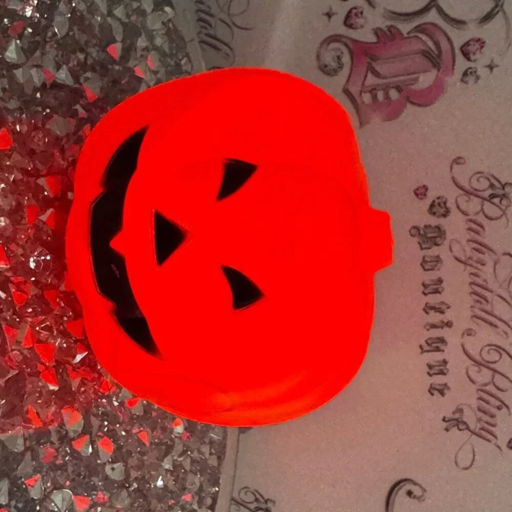 Light up talking/singing Orange Pumpkin Halloween Decoration plastic battery